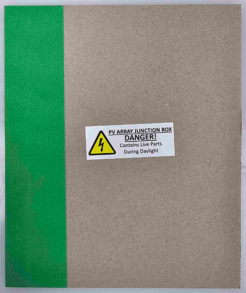Sticker Book - PV Array Junction Box 10P